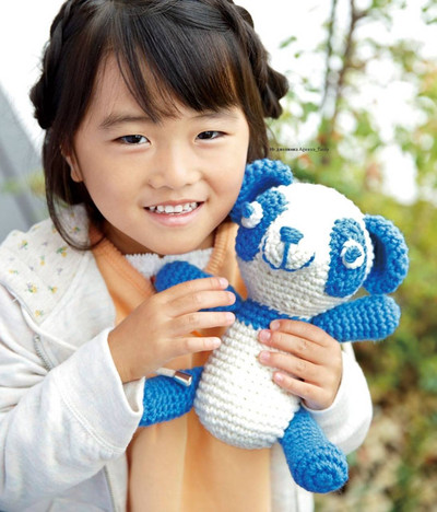 Вязание крючком. Панда игрушка для ребенка