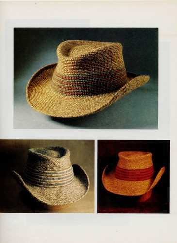 Вязание крючком. Шляпа с полями